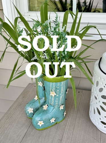 RAIN BOOT PLANTER